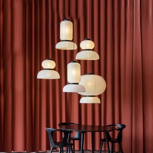 Nordic Wabi-Sabi Style Silk Chandelier Creative Art HomeStay Dining <b>Table</b> Lamp Zen Japanese Designer Lantern AC Power Source - Product Image 5