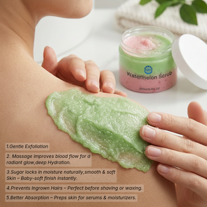 ZLZR Watermelon <b>Body</b> <b>Scrub</b> 250g Gentle Exfoliating Sugar <b>Scrub</b> Moisturizing Smooth Skin Shea Butter - Product Image 5