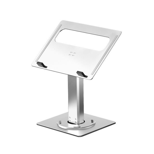 Ergonomic Aluminum 360 Rotatable Laptop Stand with Height Adjustable Laptop Holders Support Sit & Standing Working
