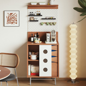 Vintage Style Solid Wood <b>Sideboard</b> 900mm High <b>Storage</b> Cabinet For Dining Room - Product Image 2