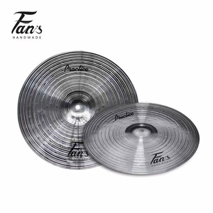 Ensemble de cymbales en alliage de couleur or, <span class=keywords><strong>série</strong></span> d'entraînement, polissage 14 ''hh + 16'' <span class=keywords><strong>Crash</strong></span> + 18 ''<span class=keywords><strong>Crash</strong></span> + 20'' Ride - Product Image 3