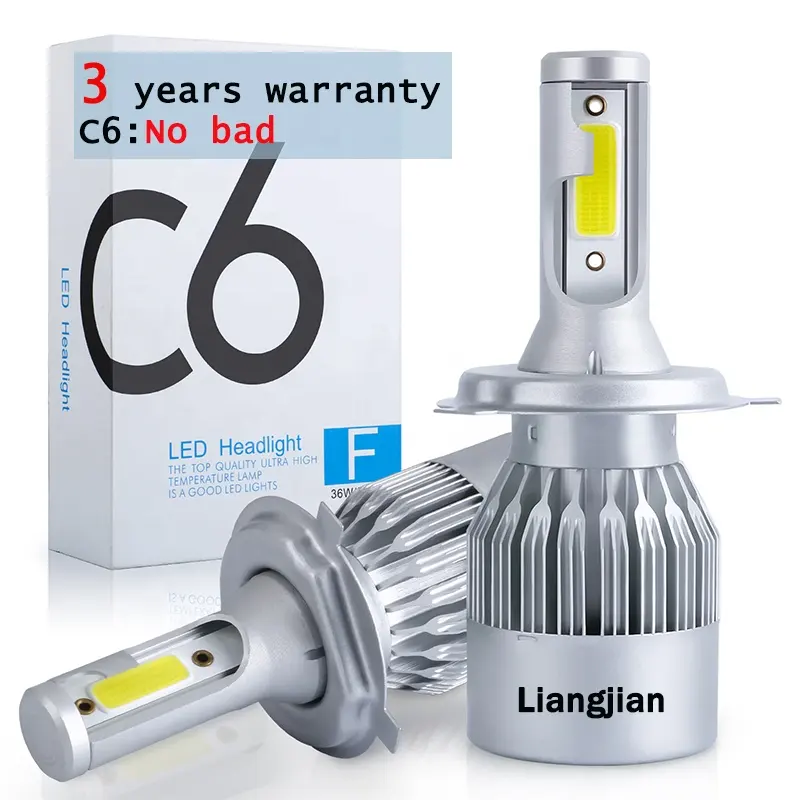 C6 ไฟหน้า LED ระบบไฟส่องสว่างรถยนต์ H11 9005 G4 C6s 6500 K อื่นๆรถอุปกรณ์เสริม H7 หลอดไฟ LED คุณภาพสูง