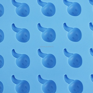 High Quality Thickened 90-Cavity Shape Sharks and Tadpoles Candy Molds <b>Mini</b> Heart Silicone Gummy Mold <b>Chocolate</b> Drops Mold - Product Image 3