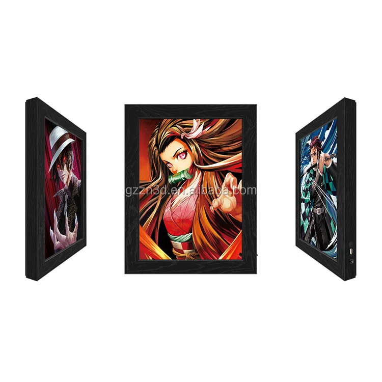 Рекламный наружный светодиодный 3D светильник