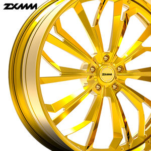 ZXMM plat à lèvres profondes forgé en alliage de personnalisation doré voiture de tourisme 5x120 17 18 20 22 24 pouces pour roues Jeep - Product Image 6
