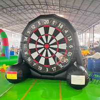 Jeu gonflable attrayant : jeu de fléchettes gonflable, jeu de football gonflable, jeu de lancer, pour la location, les écoles et la formation