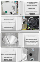Petite machine verticale de pelage de noix de coco sèche, machine de découpe de noix de coco verte, fixation par griffe pneumatique, machine de pelage de coque de noix de coco