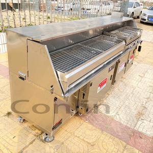 Brûleur à gaz Commercial Char Grill Commercial Rotissoire <span class=keywords><strong>Charbon</strong></span> De Bois Charcoal Kebab Grill - Product Image 1