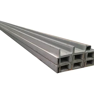 Ss400 Ss540 S235 S275 201 soğuk haddelenmiş U kanal çelik sıcak haddelenmiş 100*50*5.0mm C tipi kanal paslanmaz çelik profil