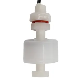 PVDF PTFE Tefloning plastic vertical level switch 43mm water level transmitter sump pump float level switch