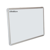 Tableau blanc magnétique de haute qualité personnalisé en usine avec cadre en aluminium, tableau blanc standard pour l'école et les fournitures de bureau