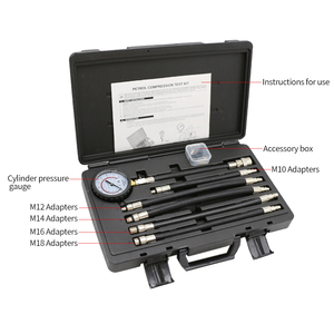 Testeur de pression de cylindre Kit de <span class=keywords><strong>test</strong></span> de compression de moteur diesel jauge de pression de cylindre multifonction testeur de pression de moteur - Product Image 5