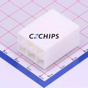 HX18003-6RF Housing (Wire-to-Board / Wire-to-Wire) P=7.3mm Connector 2x3P 7.3mm 7.8mm 2 - Product Image 2