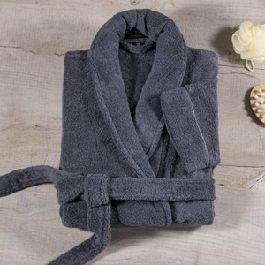 Robe <span class=keywords><strong>de</strong></span> chambre en coton éponge pour femmes, kimono <span class=keywords><strong>de</strong></span> spa avec logo personnalisé - Product Image 6