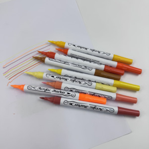 Marcadores <span class=keywords><strong>de</strong></span> <span class=keywords><strong>Pintura</strong></span> Acrílica <span class=keywords><strong>de</strong></span> Doble Punta Resistentes a la Decoloración, Paquete al por Mayor, Múltiples Tonos, para <span class=keywords><strong>Pintura</strong></span> Familiar y <span class=keywords><strong>de</strong></span> Padres e Hijos - Product Image 2