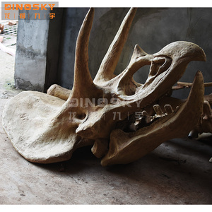 Grande simulation <span class=keywords><strong>de</strong></span> <span class=keywords><strong>tyrannosaure</strong></span> Rex, modèle <span class=keywords><strong>de</strong></span> squelette <span class=keywords><strong>de</strong></span> tête <span class=keywords><strong>de</strong></span> dinosaure, spécimen pour exposition du british - Product Image 2