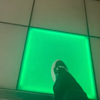 Fabricant de piste de danse lumineuse magnétique interactive à LED imperméable et sensible à la couleur pour les rassemblements, les mariages, les places
