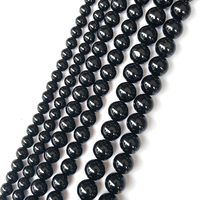 Perles rondes en pierre naturelle de 4 à 10 mm, obsidienne argentée, obsidienne dorée, obsidienne noire, pour la création de bijoux DIY, bracelets
