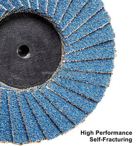 Disque à lamelles abrasif à changement rapide de 3 pouces, meules de meulage personnalisées OEM, grain 40-120 pour perceuse pneumatique/électrique, meuleuse à disque, surface - Product Image 3