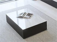 Meuble TV convertible moderne et simple en bois, extensible, avec table basse intégrée, pour salon et chambre à coucher