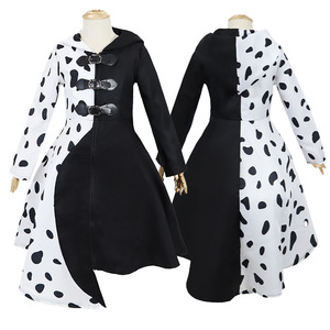Disfraz de 101 Dálmatas, disfraz de poliéster con estampado en blanco y negro para juego de rol de Anime, primavera 2023 - Product Image 1