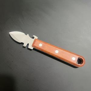 Couteau à huîtres en acier inoxydable 17,5 cm, outil robuste pour fruits de mer - Product Image 2