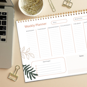 Envío listo A4 PP planificador diario lágrima <span class=keywords><strong>calendario</strong></span> espiral Bloc <span class=keywords><strong>de</strong></span> notas sillín Opción <span class=keywords><strong>de</strong></span> costura para organización diaria toma <span class=keywords><strong>de</strong></span> notas regalo - Product Image 6