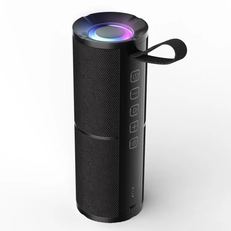 Populaire Outdoor Draagbare Bluetooth Speaker Kleurrijke Lamp Mini Draadloze Speakers Voor Wandelen En Reis