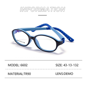 <span class=keywords><strong>Occhiali</strong></span> Ottici Quadrati per Bambini in Silicone Tr90 <span class=keywords><strong>con</strong></span> <span class=keywords><strong>Lenti</strong></span> Ingrandenti, Protezione per gli Occhi e Design alla Moda - Product Image 3
