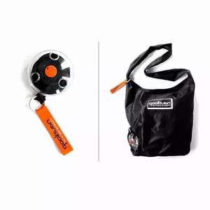 Sac de courses pliable créatif <span class=keywords><strong>2022</strong></span>, sac de voyage portable, mini sac de shopping réutilisable, sac à main en polyester, sac de rangement pliable - Product Image 1