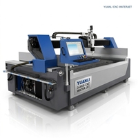 Machine de découpe à jet d'eau CNC 3 axes YUANLI 30KW, équipement de découpe industriel haute précision