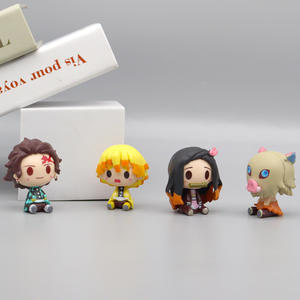 Juguete de Moda y Diversión, Juego de 4 Figuras de <span class=keywords><strong>Anime</strong></span> en PVC, Modelo Q, Decoración para Coche o Escritorio, Regalo para Niños - Product Image 3