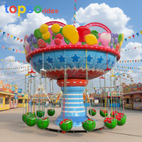 Leuke kermisattractie populair kinderattractie fruitthema vliegende stoel te koop