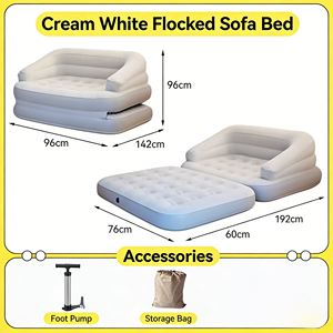 Canapé-<span class=keywords><strong>lit</strong></span> gonflable pliable multifonctionnel moderne pour le camping en plein air, portable, deux <span class=keywords><strong>places</strong></span> - Product Image 4