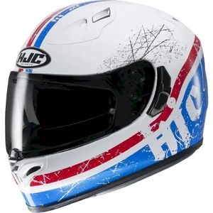 Casco Integrale HJC FG-ST Bianco Blu Rosso in Fibra Composita S per Moto da Corsa - Product Image 1