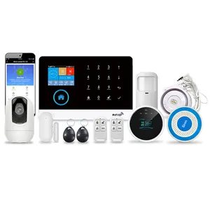 433/868Mhz 4G WIFI Smart Home Sistema de seguridad antirrobo integrado con cámara HD 1080P - Product Image 1