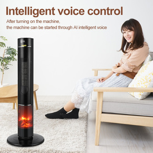 Calentador Evaporativo con Control Remoto, 2000W, Cobertura de 11-20m, Calentador Vertical PTC, <span class=keywords><strong>Radiador</strong></span> Eléctrico - Product Image 3