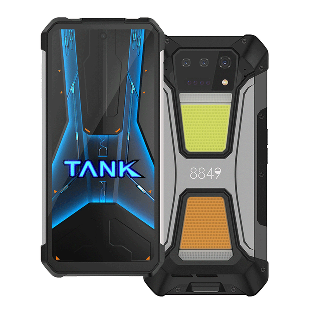 8849 Tank 2 Pro Night Vision Projector 12GB+12GB+512GB 6.79 Inch Android 14 23800mAh Battery Rugged Phone