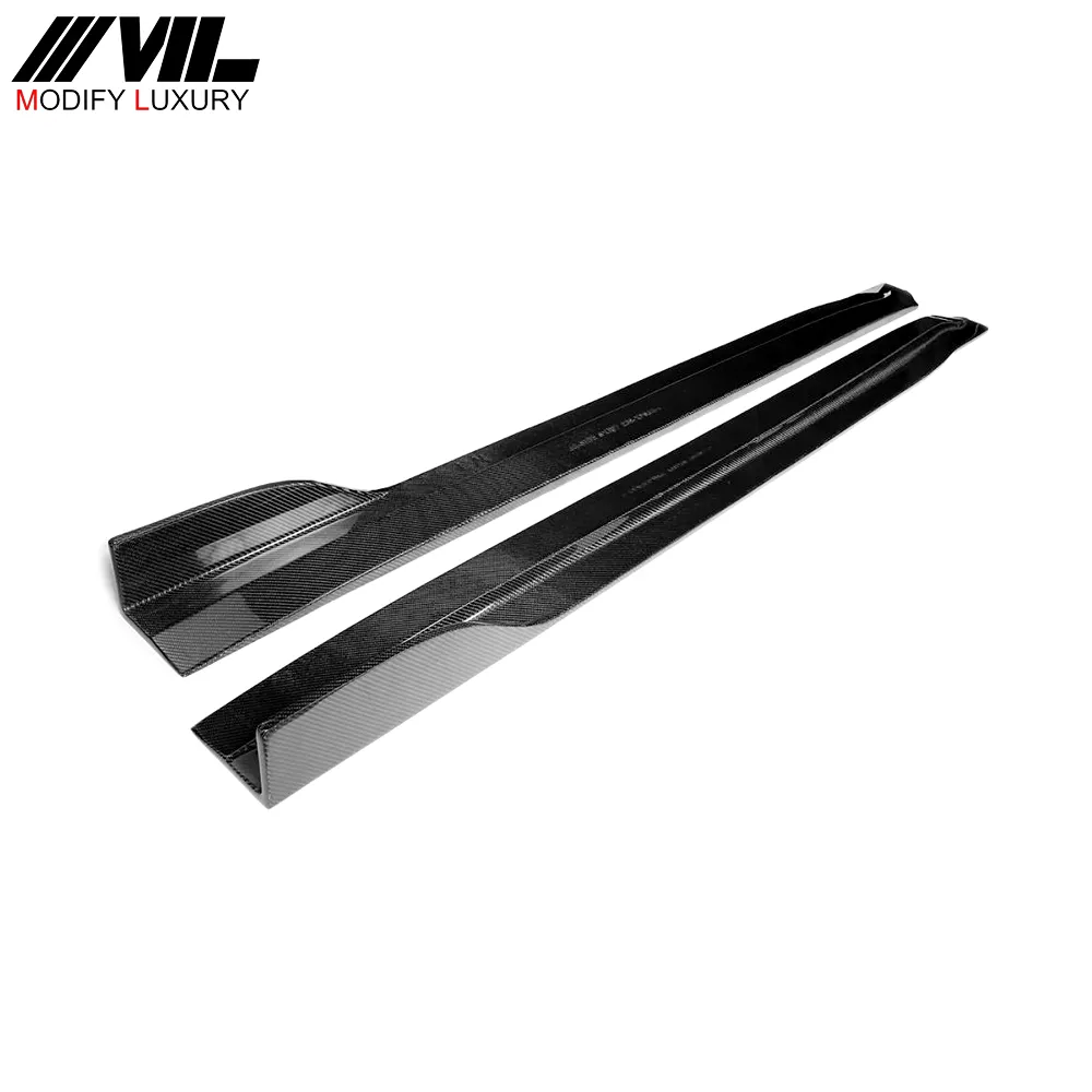 G37 coupe 2d carbon fiber side skirts For Infiniti G Series 09-10