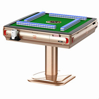 Table de Mahjong automatique de divertissement familial Machine de tables de Mahjong automatique pliante avec USB et couverture de table