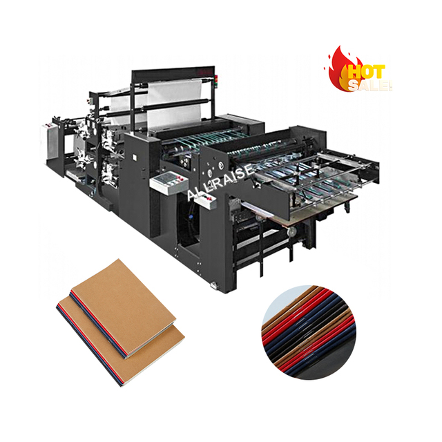 Automatic 2 Color Paper Flexo Printing Machine Exercise Book Machine Printing and Cutting Machine for Diary Book