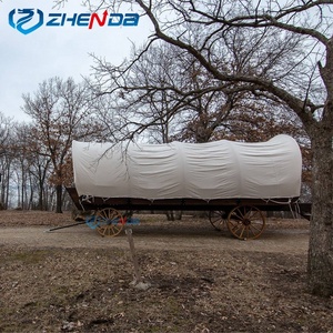 ZHENDA Voiture de défilé/tente de balade romantique pour 5-6 personnes, décoration de Noël extérieure sur toit, chariot de chevaux/voiture de mariage - Product Image 3