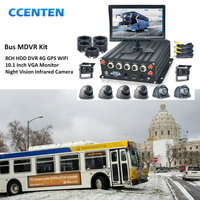 CCT 8 canaux 1080 4g Vga Moniteur Hdd Mdvr 8ch Caméras pour bus Mobile Mdvr Ssd Voiture 2 Tb Sd 4g Gps Wifi 8 canaux Mdvr