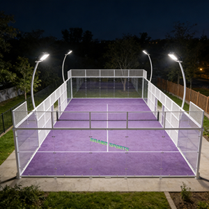 Панорамный корт для падела по низкой цене |   Комплексное решение |   Бесплатное CAD-изображение |   Быстрая сборка |   Экономьте время и деньги - Product Image 2