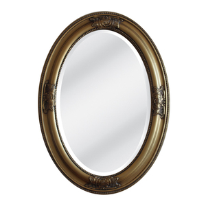 Bộ Gương Trang Trí Tường Phòng Khách Hiện Đại Châu Âu Bằng Nhựa Resin Chạm Khắc Hình Trái Xoan Đồ Nội Thất Sân Vườn - Product Image 3