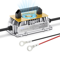 Chargeur de chariot de golf électrique industriel personnalisé 48V 60V 72V 15A 35A 25A pour batteries au plomb, au lithium et LiFePO4