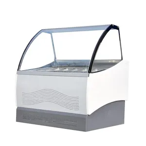 MEHEN MC12 Gelato Freezers Gelato Machine Price Factory Direct Sales Gelato Display Cabinet