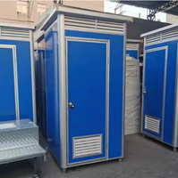 Cabine de toilettes portable Lizheng en acier coloré pour les chantiers de construction, le camping et les événements