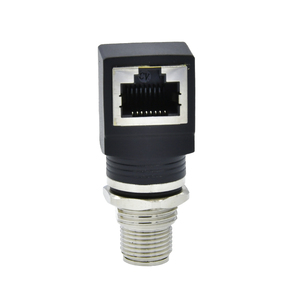M12 8 pin x Mã Nam để RJ45 công nghiệp Ethernet shielded cat6A cáp Ethernet cho công nghiệp ứng dụng mạng máy ảnh - Product Image 2