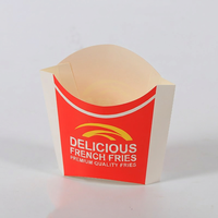 Boîtes alimentaires en papier personnalisées et en gros, boîtes à emporter pour gaufres et frites, emballages en papier kraft